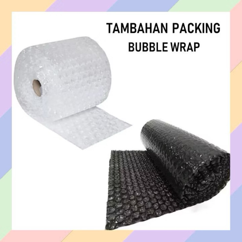

EXTRA PACKING BUBBLE WRAP TAMBAHAN BUBBLE UNTUK PACKING LEBIH AMAN