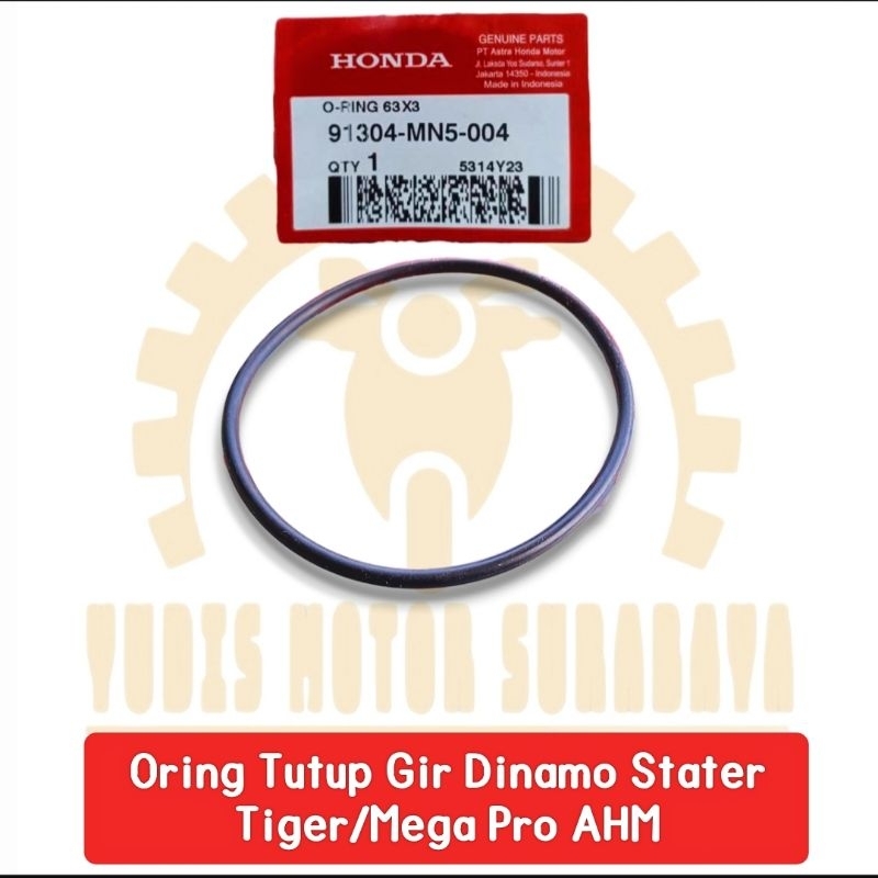 AHM 91304-MN5-004 Karet Oring Tutup Gir Dinamo Stater Tiger,Mega Pro