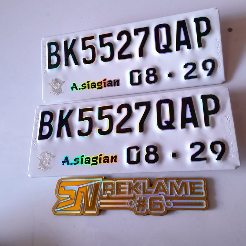 PLAT NOMOR HOLOGRAM Harga Murah, plat nomor stiker hologram, plat nomor standart hologram, plat nomo