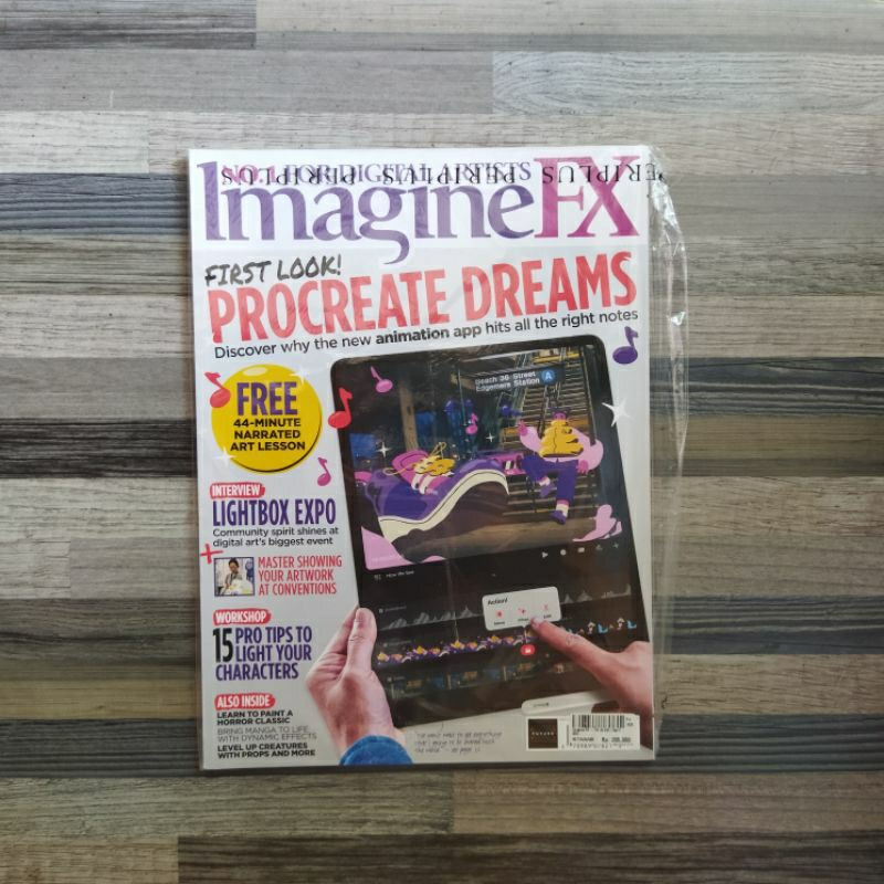 MAJALAH IMAGINE FX : FIRST LOOK PROCREATE DREAMS