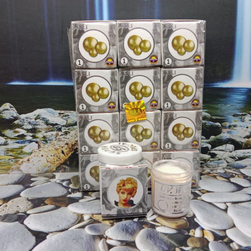 Cream Uv Mutiara Original Kualitas Super Lusinan