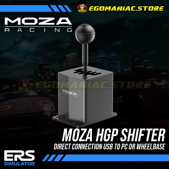 MOZA Racing HGP Shifter | Racing Simulator Metal H Pattern Shifter