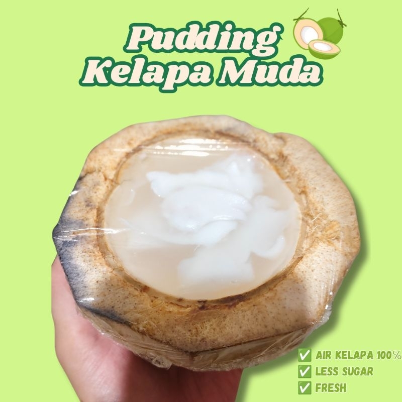 

Pudding Kelapa Muda Fresh - Peemak Dessert