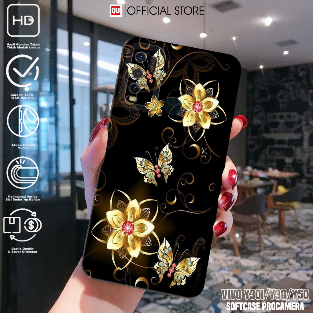 Case VIVO Y30 Y30i Y50 - Casing Hp VIVO Y30i Y30 Y50 Motif KP - Softcase Hp - Silikon Hp Y30
