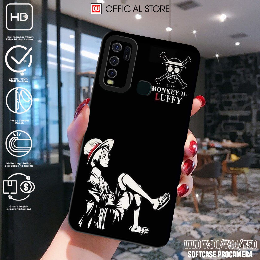 Case VIVO Y30 Y30i Y50 - Casing Hp VIVO Y30i Y30 Y50 Motif OP - Softcase Hp - Silikon Hp Y30