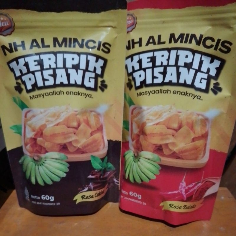 

keripik pisang nh Al mincis