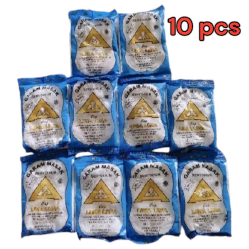 

garam halus / garam beryodium/ garam dapur paket 10 pcs