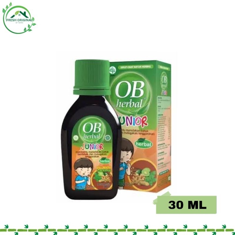 Obat Batuk Anak OB Herbal Junior 30 ML | Obat Batuk Anak OB Herbal | Original OB Herbal