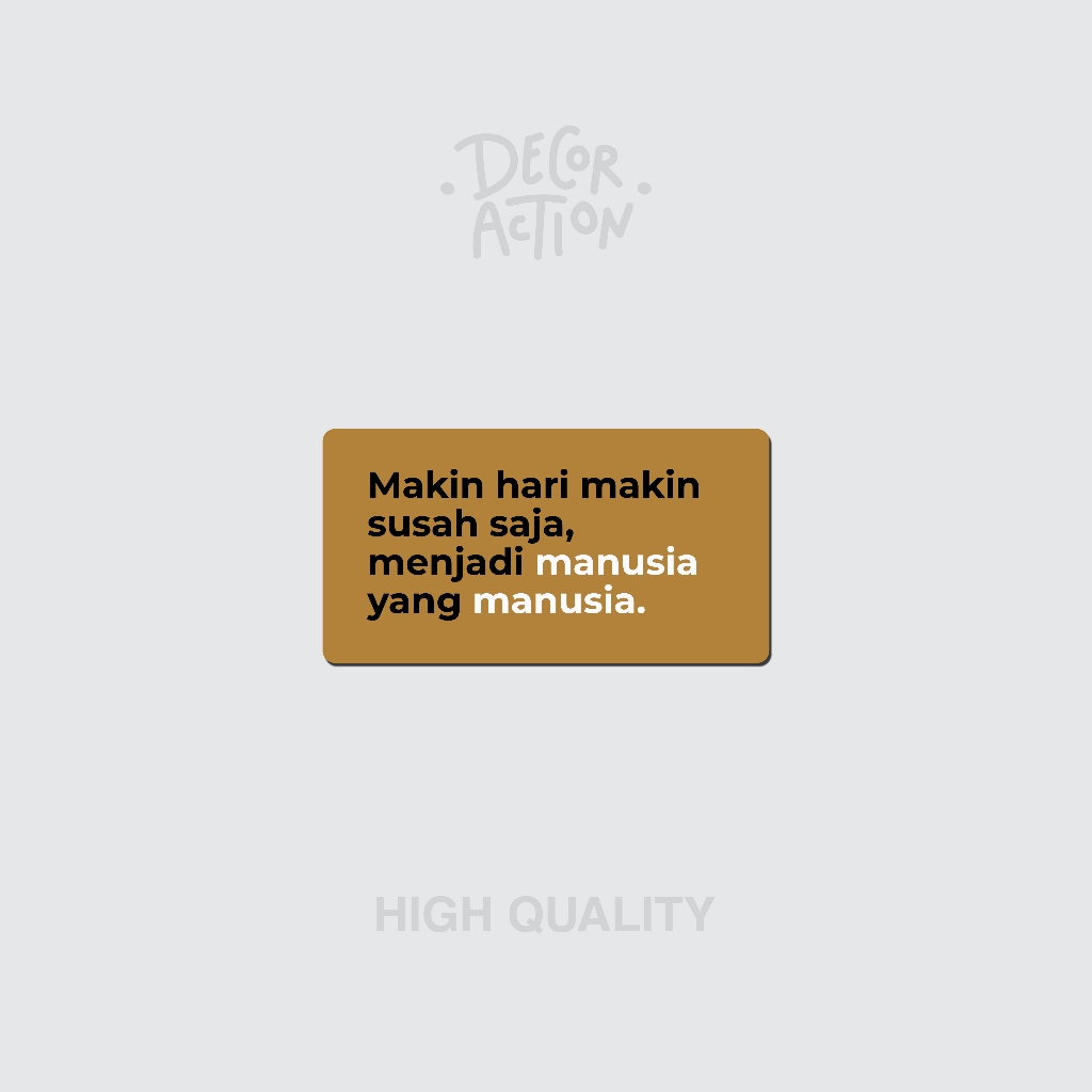 

Sticker Lirik Lagu IS — High Quality Sticker Glossy Waterproof