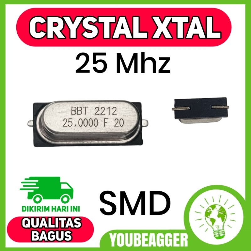 Crystal Xtal 25 Mhz crystal 25.000