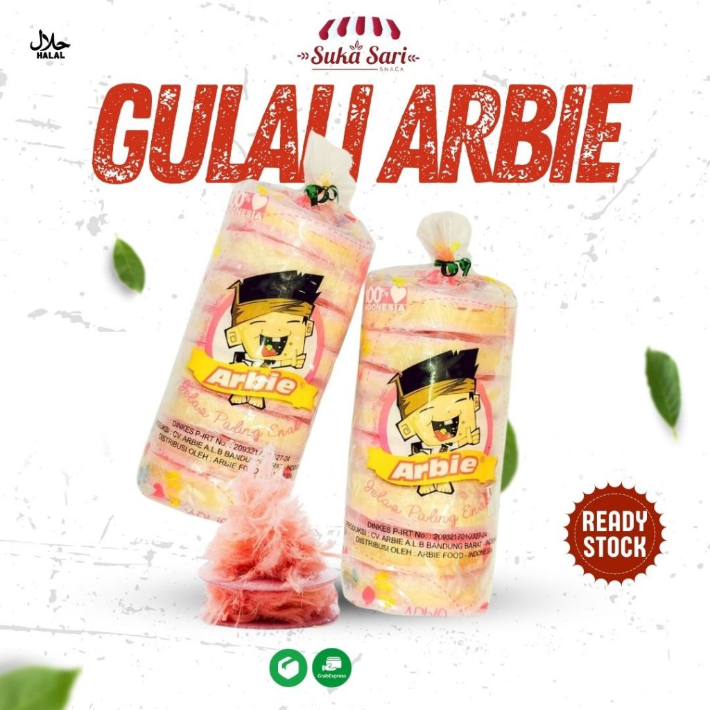 

Arbie Aromanis Gulali Rambut Nenek 170g | Sukasari Snack