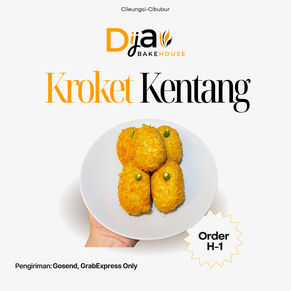 

Kroket kentang ragout ayam | croquette [FROZEN/10 pcs]