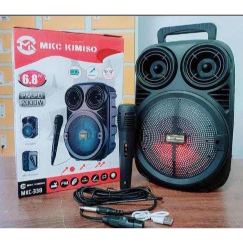 SPEAKER BLUETOOTH MKC 338/ SPIKER BLUTUT/ WIRELESS