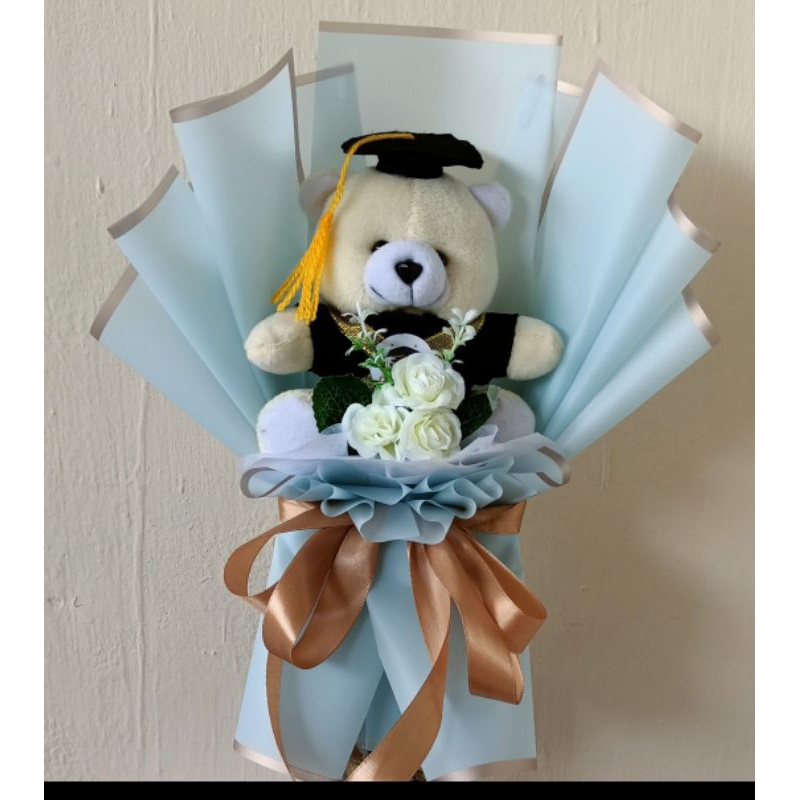 buket wisuda , buket wisuda boneka mini , buket wisuda boneka besar