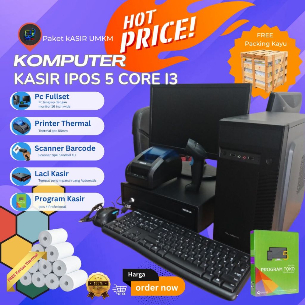 Komputer kasir program ipos 5