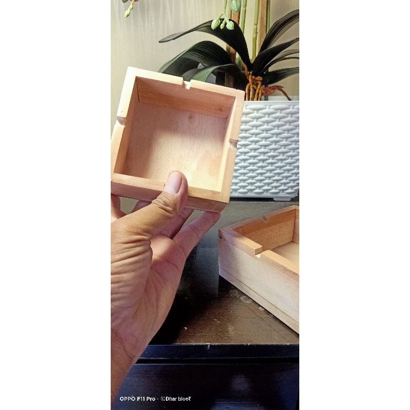 asbak kayu | asbak kotak | asbak unik