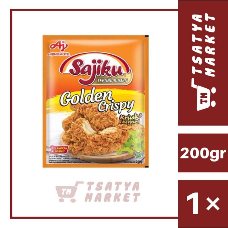 

SAJIKU TEPUNG BUMBU GOLDEN CRISPY 200GR