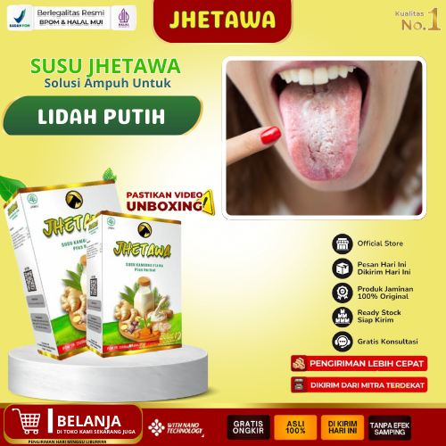 Obat Lidah Putih Dewasa - Penghilang Jamur Mulut & Lidah Putih, Lidah Pecah Pecah, Lidah Pahit Teras