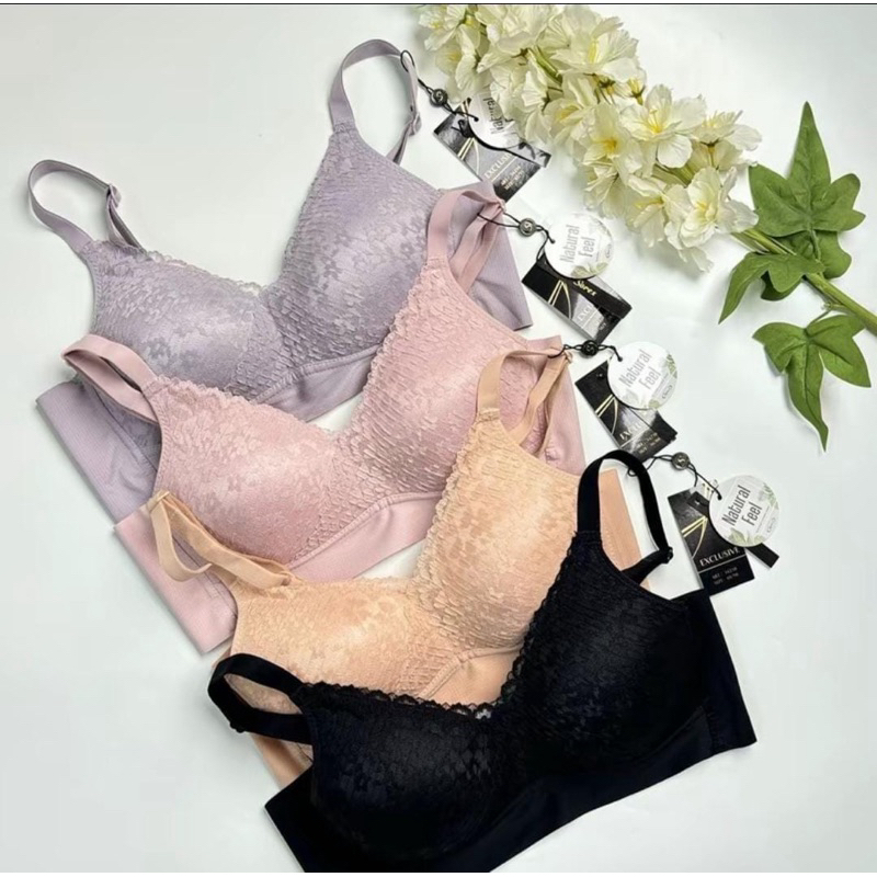 BRA SOREX NATURAL FEEL RENDA PREMIUM TANPA KAWAT FASHION