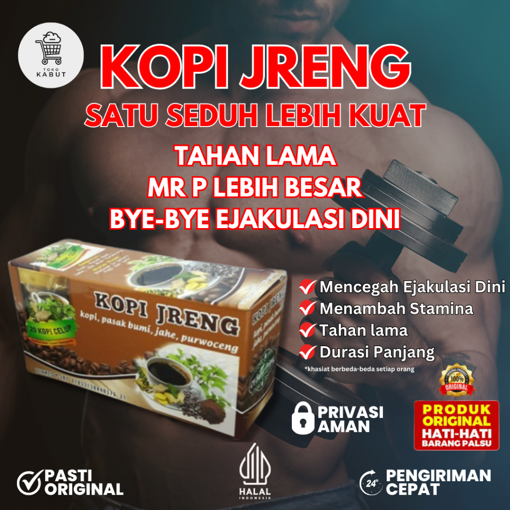 

Kopi Jreng Joss x ORIGINAL Menjaga Kebugaran saat bertempur meningkatkan STAMINA PRIA isi 20s