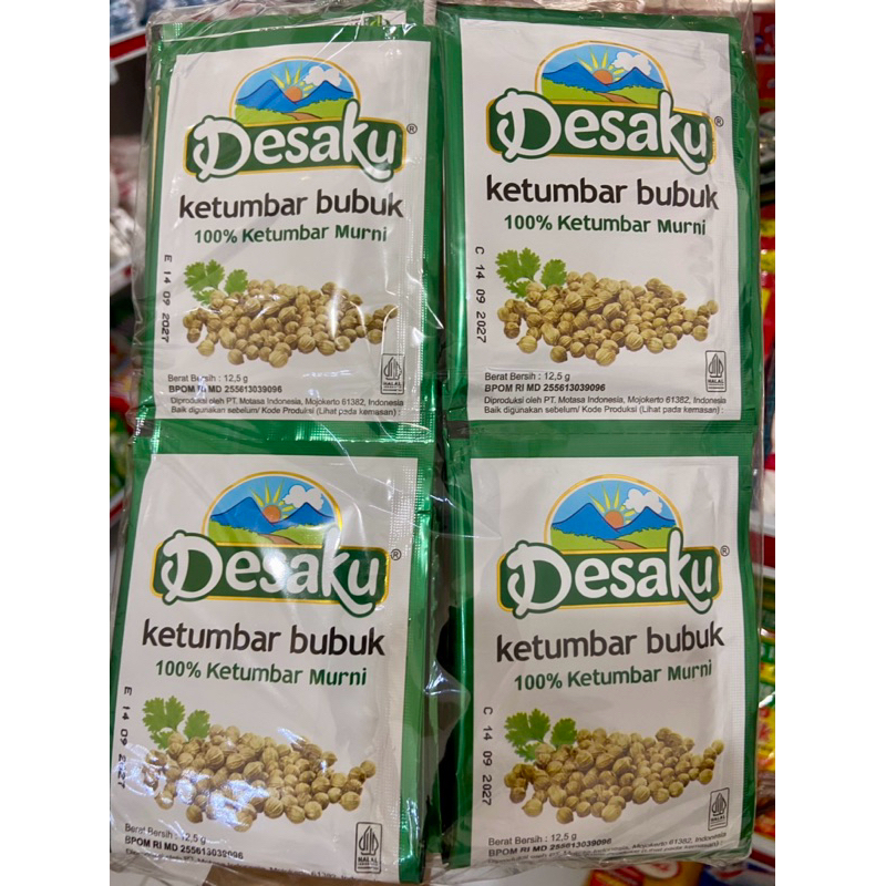 

Desaku ketumbar sachet 1 renteng isi 12 pc