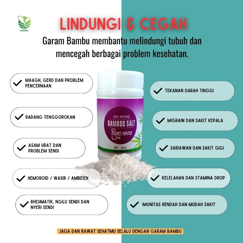 

Garam Bambu / Bamboo Salt