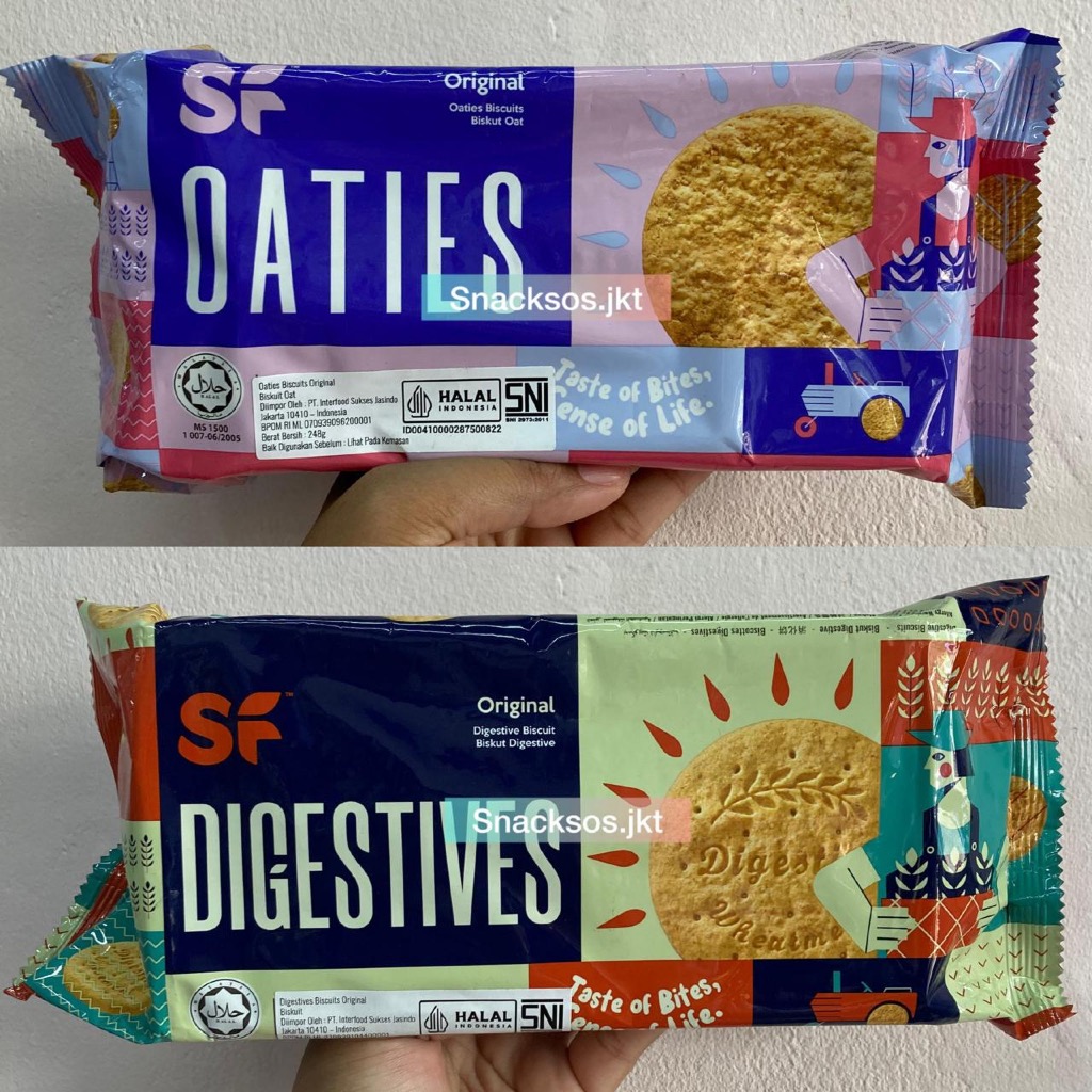

SF SHOON FATT OATIES BISCUIT ORIGINAL 248gr / SF DIGESTIVES BISCUIT ORIGINAL 250gr MALAYSIA