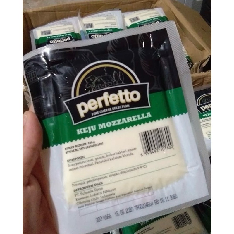 

Keju Mozzarella Perfetto 250gr