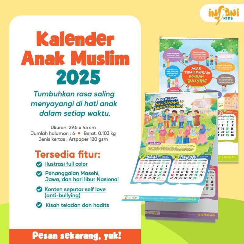 

Kalender Anak 2025 Original