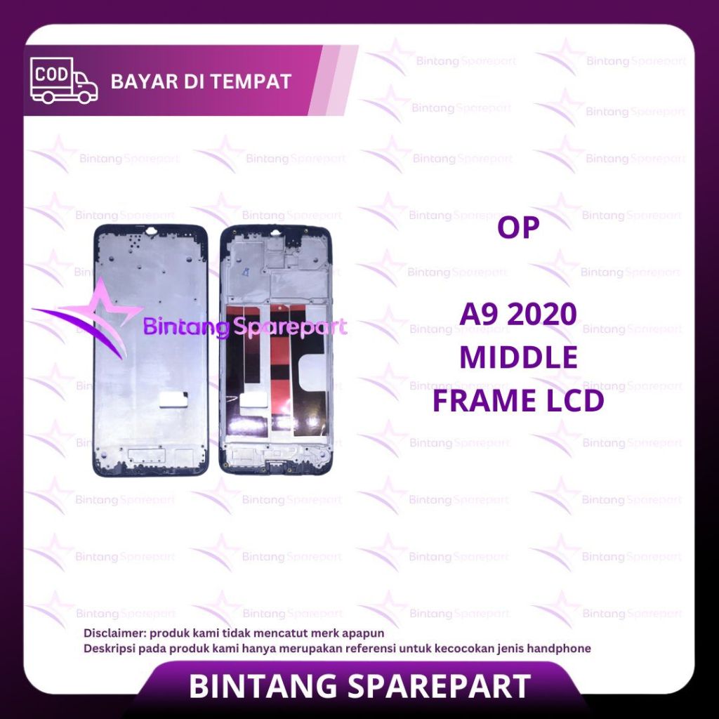 MIDDLE FRAME LCD OPPO A9 2020