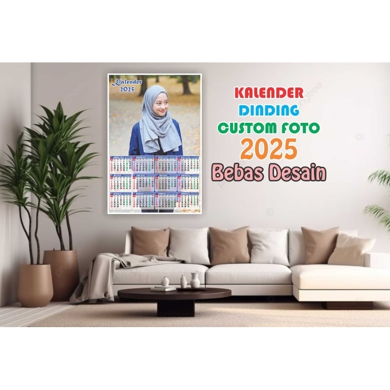 

KALENDER 2025 CUSTOM FOTO BEBAS DESAIN (beli banyak bisa nego)