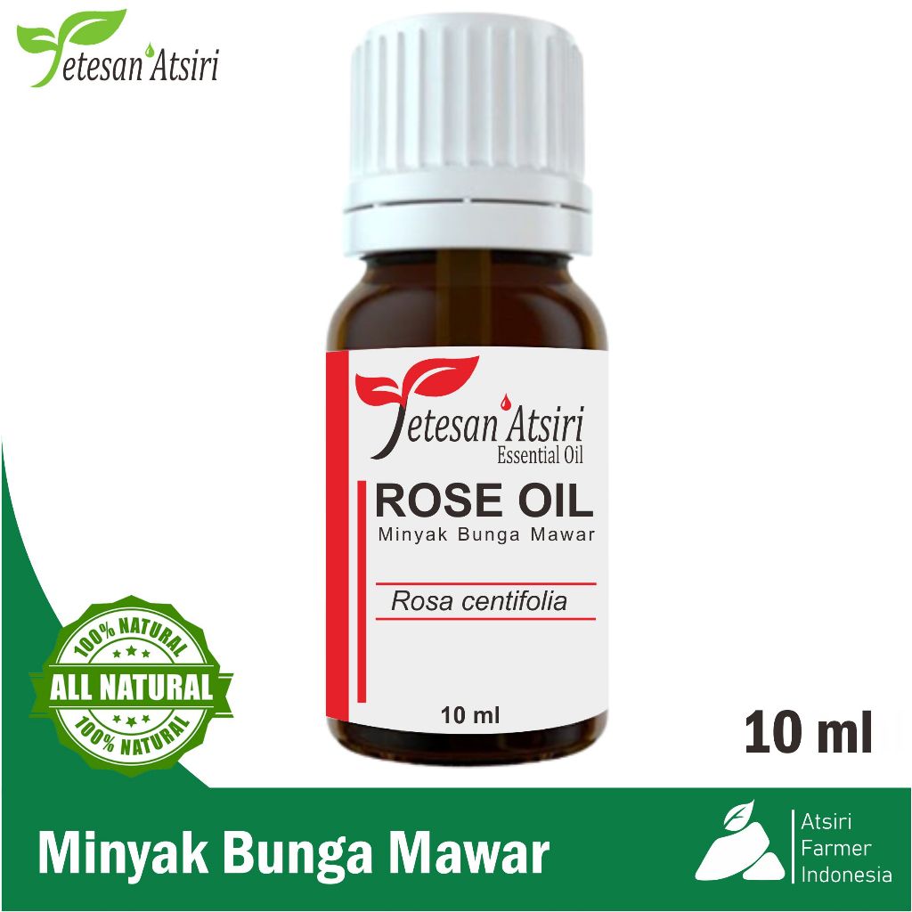 10ml minyak atsiri mawar murni bunga mawar rose oil roseship murni ros oil pure essential oil
