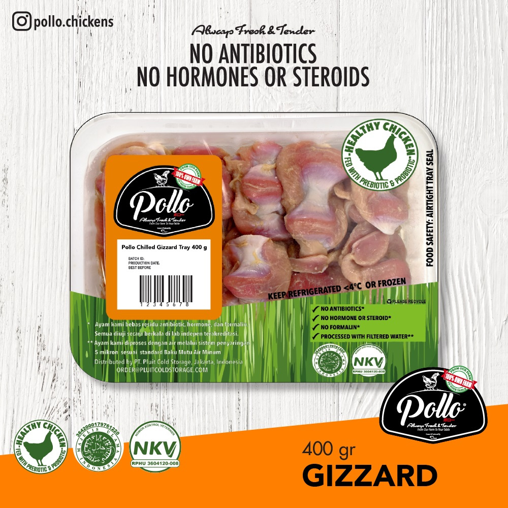 

Pollo Gizzard/Ampela 400gr