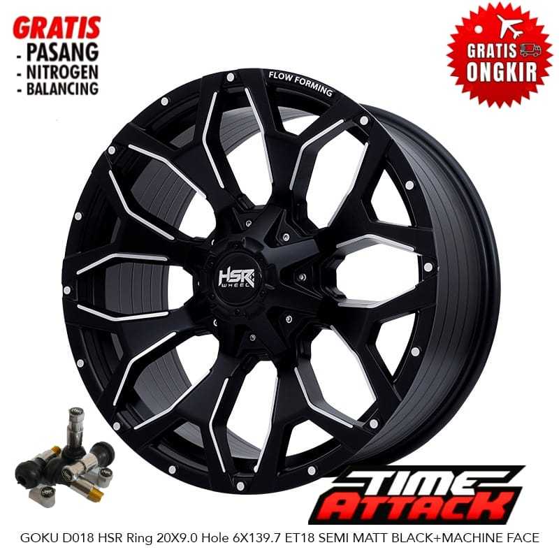 Velg Mobil Pajero Ring 20 Hsr WHEEL Tipe Goku Velg Hsr R20 - TIME ATTACK BOGOR