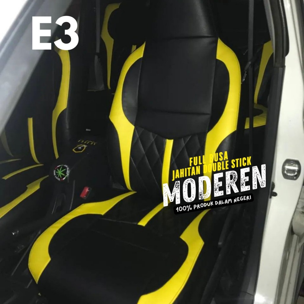 SARUNG JOK MOBIL BRIO BAHAN ZEUS 2 BARIS ANTI AIR ANTI DEBU