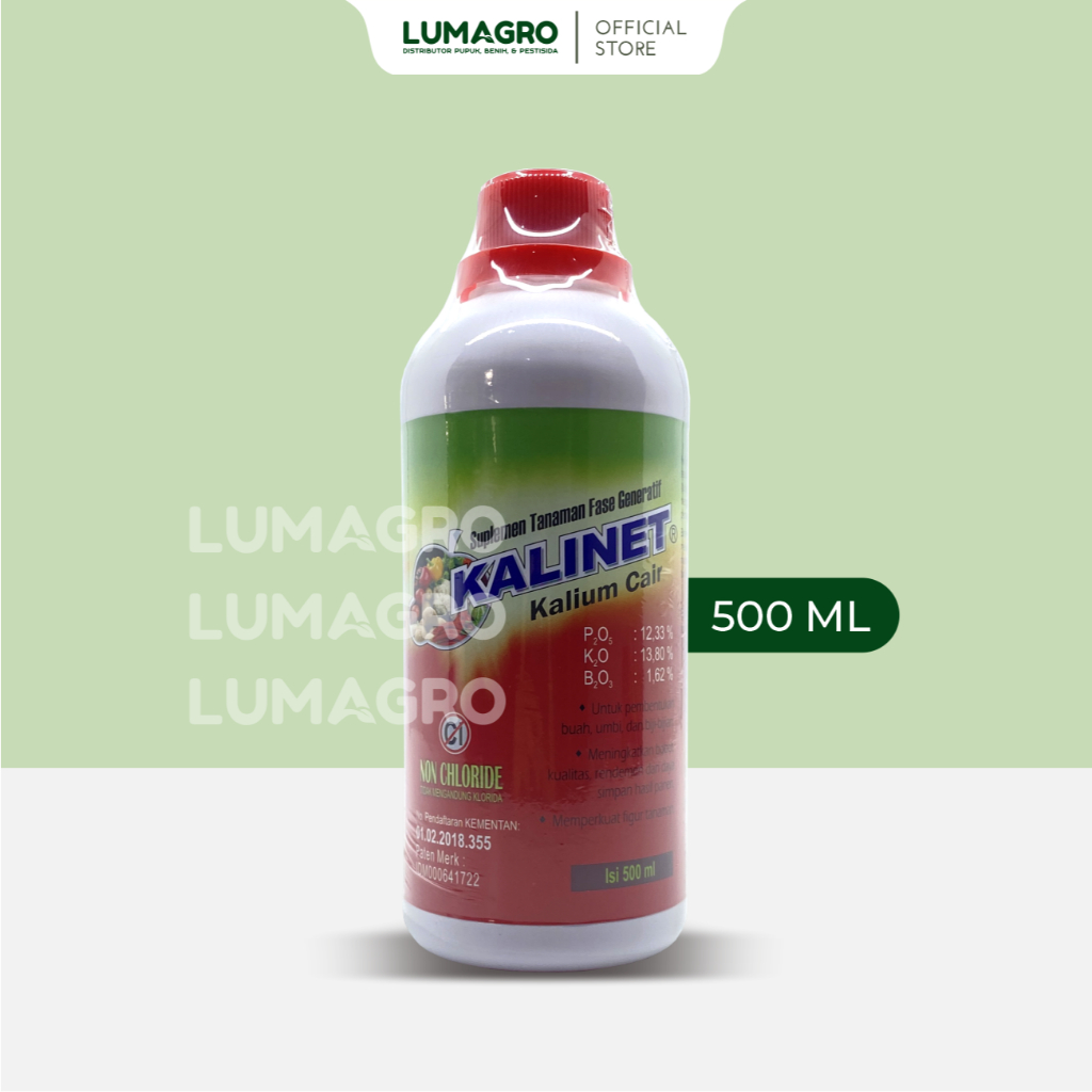 Pupuk Kalinet 500ml Kalium Cair Phospat Boron Pencegah Rontok Bunga Booster Buah