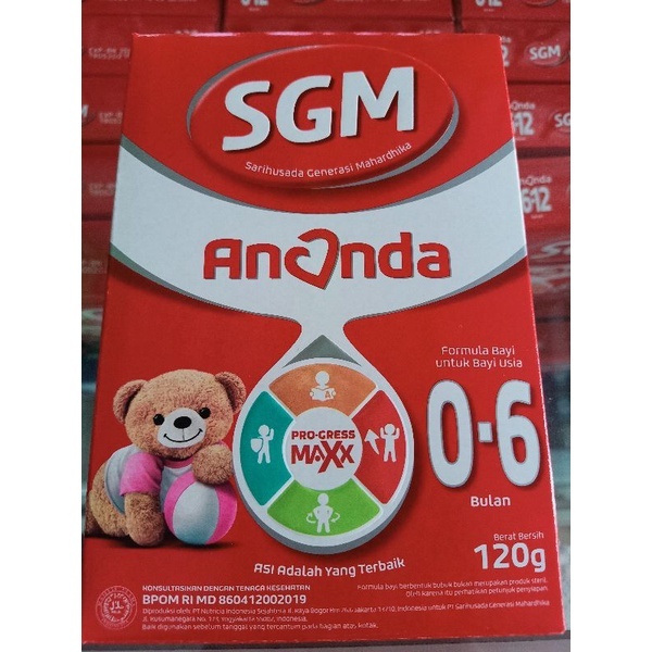 SGM ANANDA 0-6 bulan 120gram ( exp 2026 )