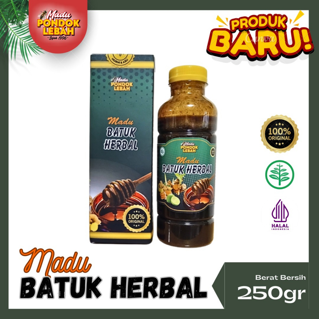 

Pondok Lebah - Madu Batuk Herbal 250gr