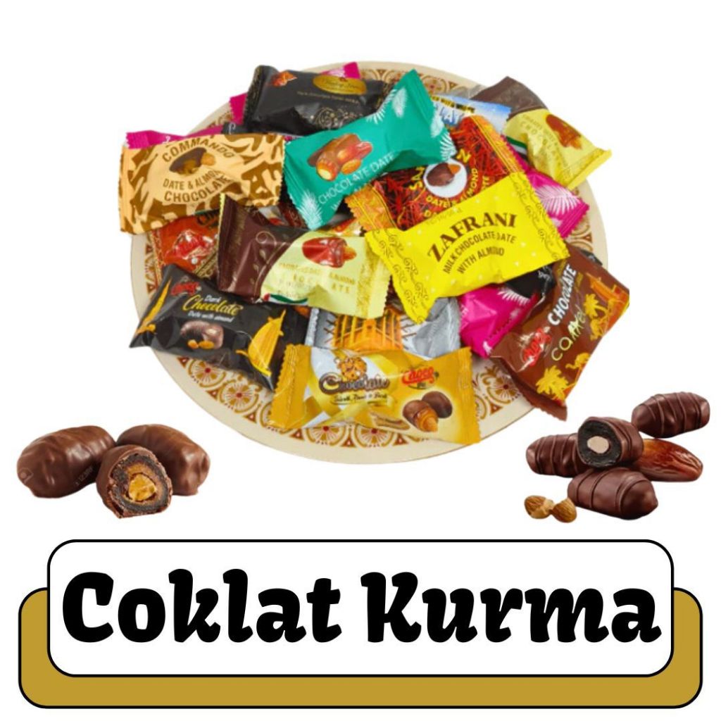 

OLEH OLEH HAJI DAN UMROH 1KG COKLAT ALMOND I COKELAT KURMA ALMOND I COKELAT KURMA PREMIUM FROM DUBAI ARAB I COKELAT MIX LAPIS KURMA