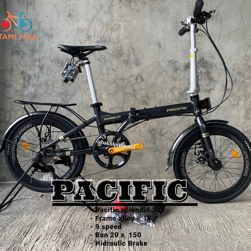 Sepeda Lipat Ring 20 Pacific splendid 300 | sepeda lipat pacific Splendid 300 Ukuran 20 inch