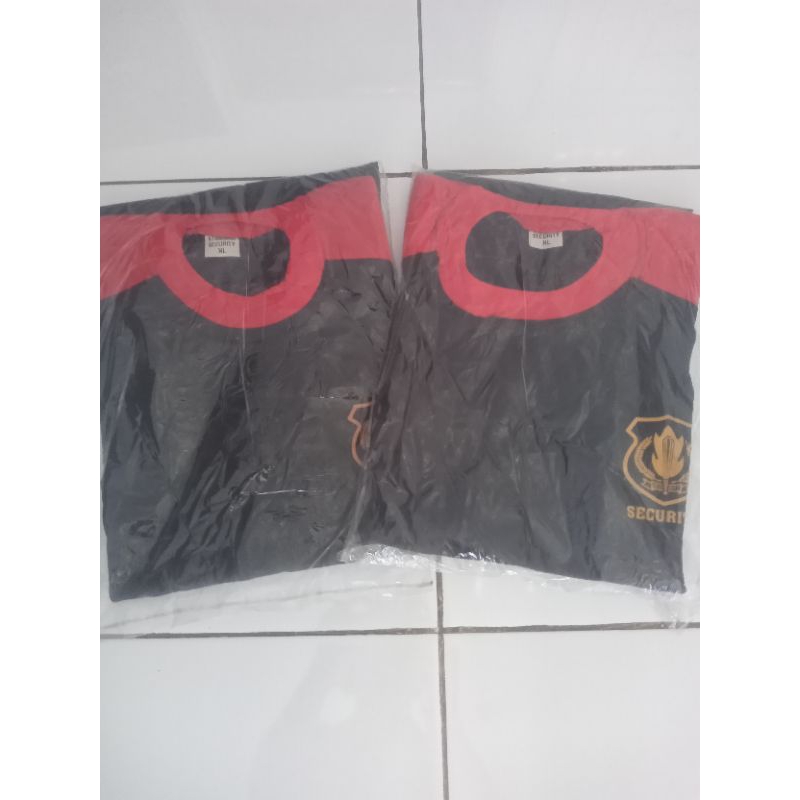 seragam security model kaus tangan panjang