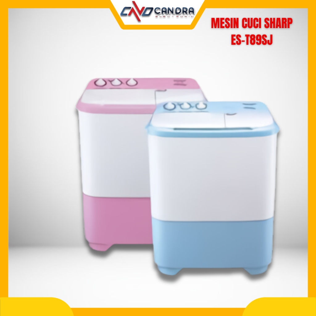 Mesin Cuci 2 Tabung 7.5kg Sharp ES-T 89SJ