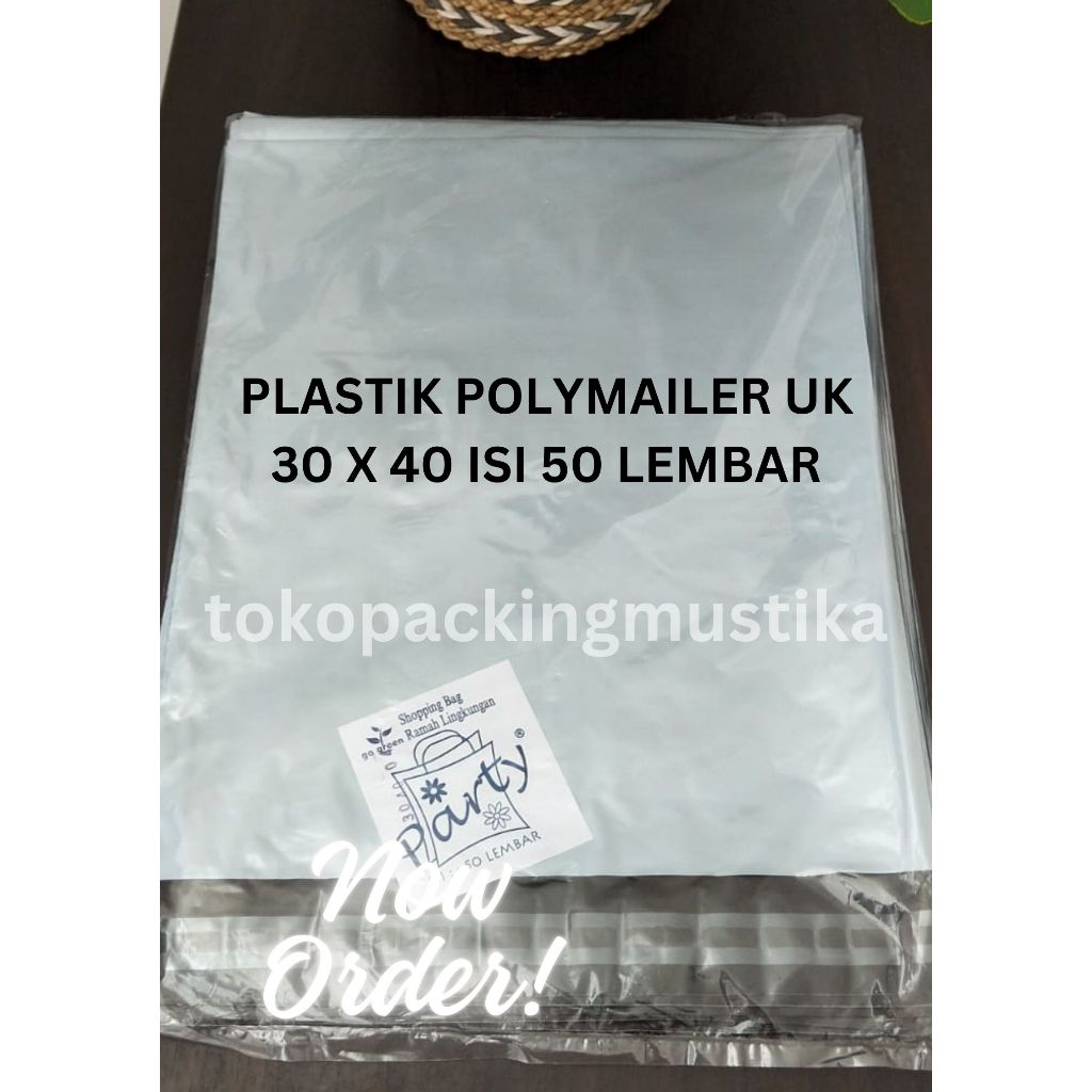 

NEW!!! PLASTIK PACKING DENGAN REKATAN POLYMILER UK 30 ISI 50