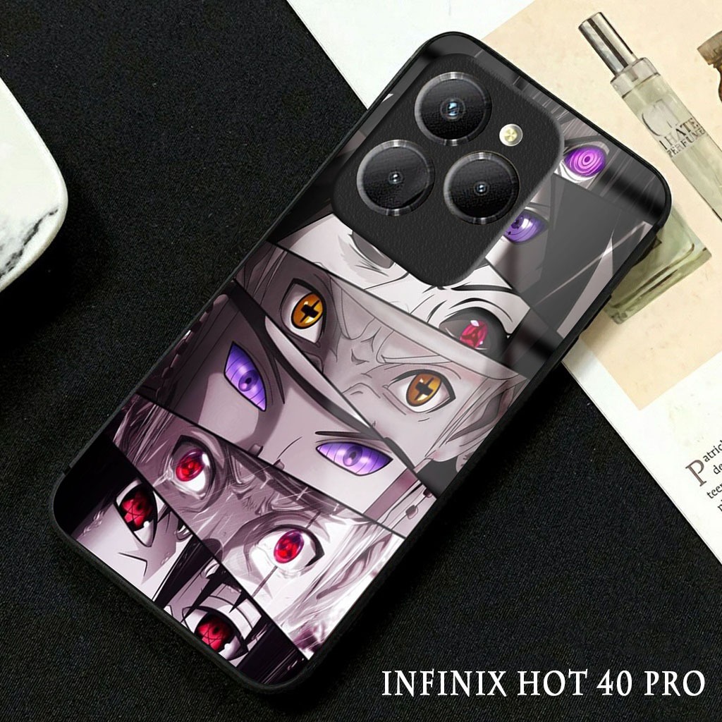 Softcase Glossy Glass Infinix Hot 40 Pro Terbaru [GC35 ] Casing Handphone Infinix Hot 40 - Pelindung