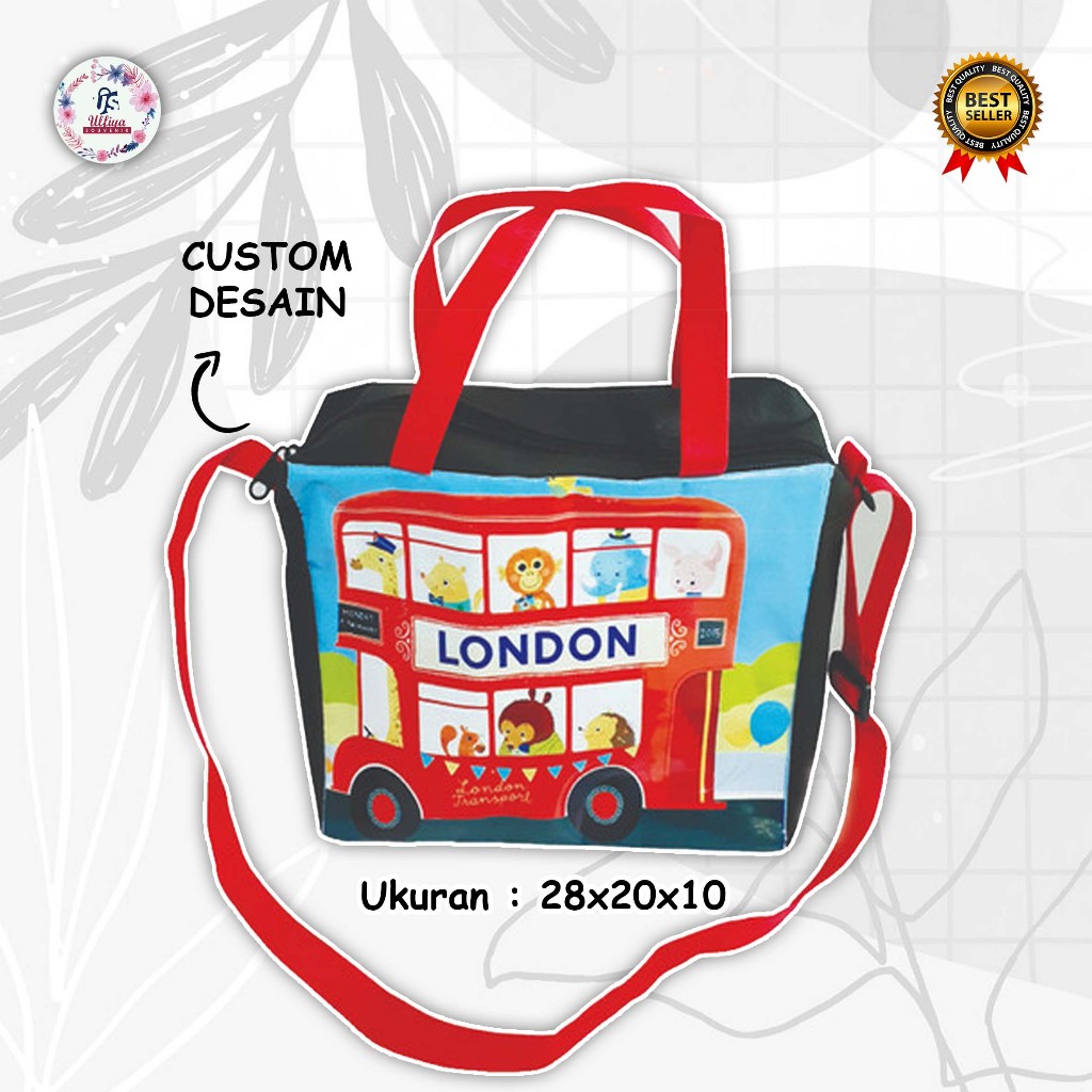

PREMIUM MODEL LONDON BAG Tas Ultah Murah Di Bawah 15 Ribuan Tema Bus School Dan Bisa Custom Tema Cewek Cowok, Foto, Nama