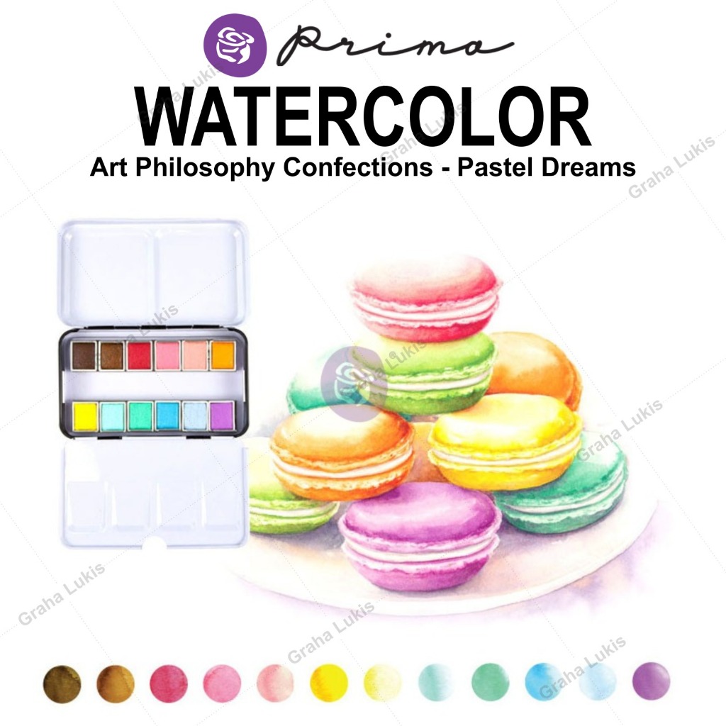 

Prima Watercolor - Art Philosophy Watercolor Confections Pastel Dreams