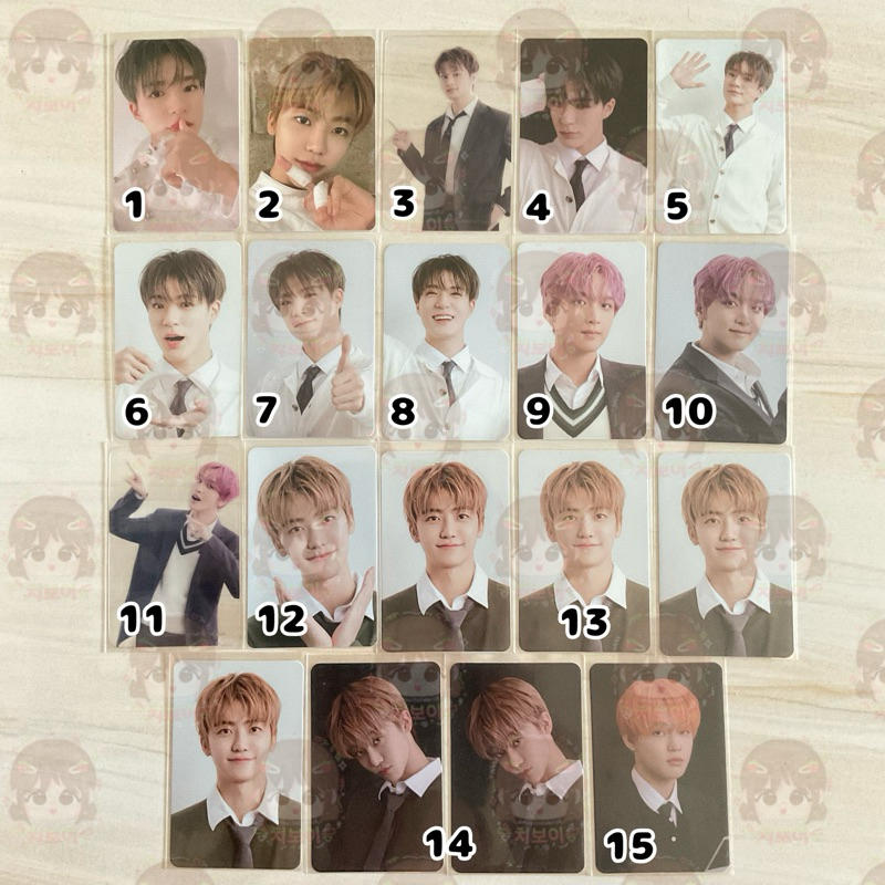 PHOTOCARD MARK JENO HAECHAN JAEMIN CHENLE SEASON GREETING 2023 PC NCT DREAM OFFICIAL SG23 SG 23 TRAN
