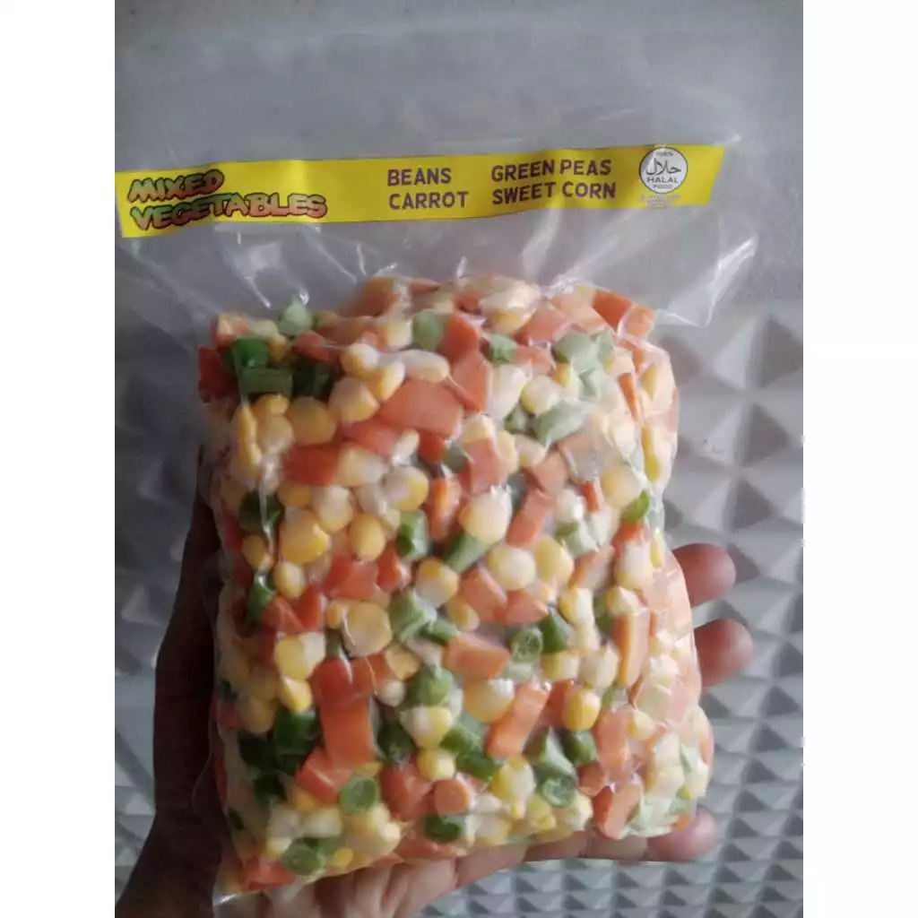 

Mix Vegetable Sayuran Vegetabel Beku Frozen 4 Way 4 Jenis Kemasan 500gr