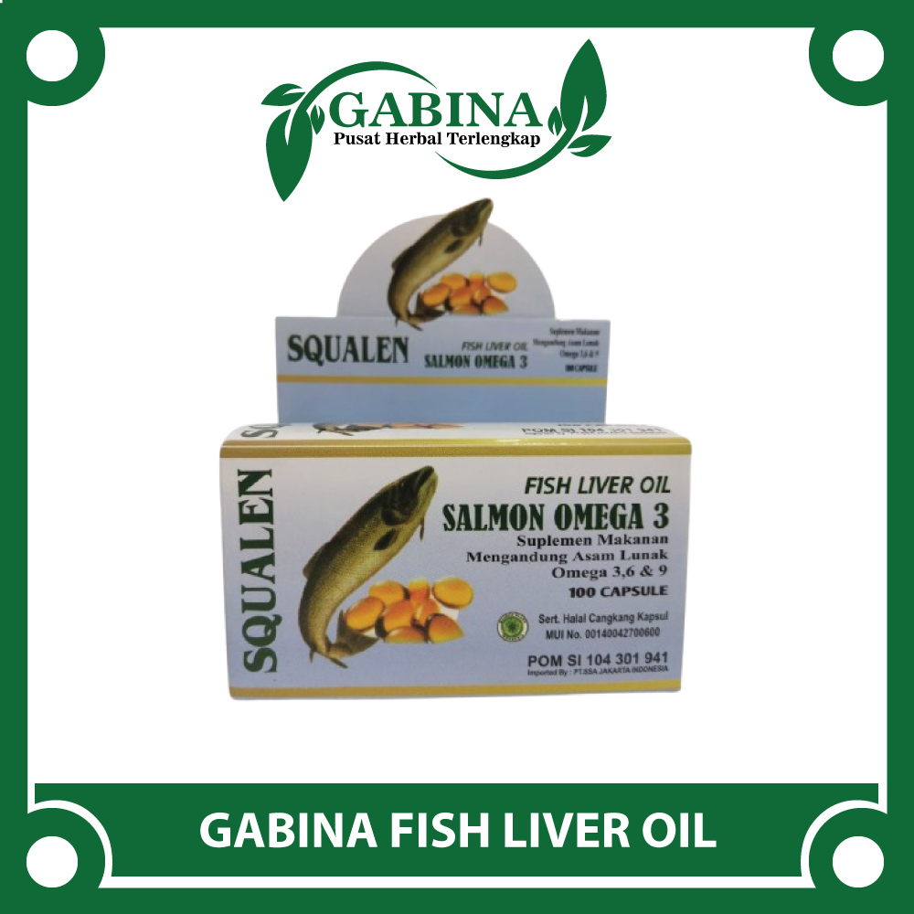 SQUALENE Minyak Ikan | Vitamin Penambah Nafsu Makan Kecerdasan Otak Anak