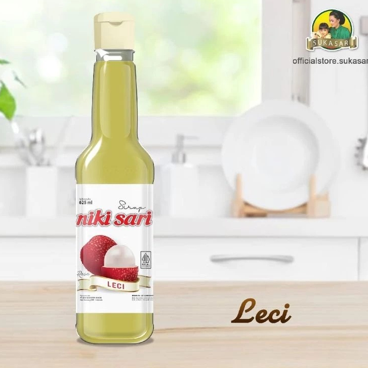 

[B] Nikisari Syrup Leci 625ml Sirup Sesegar buah Asli